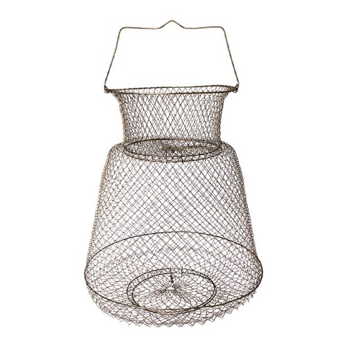 

Foldable Metal Fish Net Fishing Basket Portable Fishing Cage Outdoor Fishing Tackle Accessories