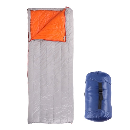 

Single Preson Ultralight Goose Down Sleeping Bag with Storage Bag for Hiking Camping Backpacking Mountaineering