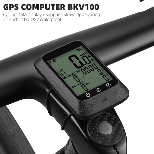 WEST BIKING Bicycle SpeedoMeter Waterproof Cycle Route Navigation Mileometer Multi-functional Digital Bike Speedometer Full Screen Mobile Phone APP Control Cycle Stopwatch 