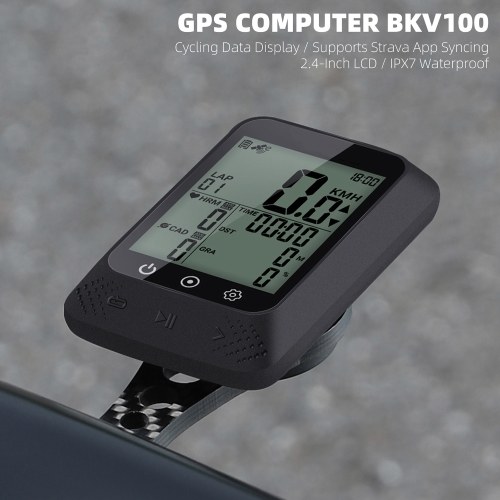 WEST BIKING Bicycle SpeedoMeter Waterproof Cycle Route Navigation Mileometer Multi-functional Digital Bike Speedometer Full Screen Mobile Phone APP Control Cycle Stopwatch 