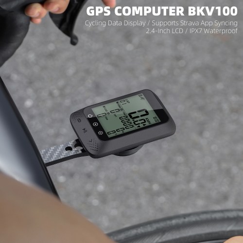 WEST BIKING Bicycle SpeedoMeter Waterproof Cycle Route Navigation Mileometer Multi-functional Digital Bike Speedometer Full Screen Mobile Phone APP Control Cycle Stopwatch 