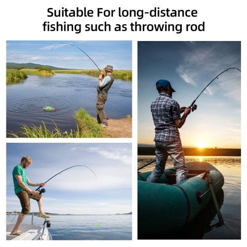 Portable Fish Finder Wireless 2.6in LED Color Screen Design Ideal for Long-distance Fishing High Bright Detection Depth Range 2.6-160ft 90° 433MHz Sonar Frequency 125 KHz Fishing Gear and Equipment 