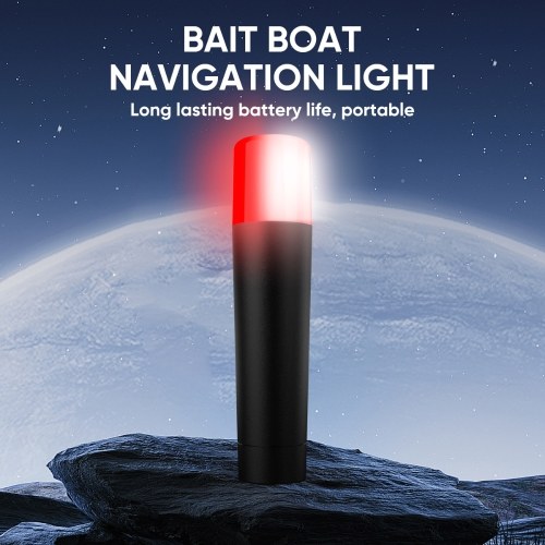 Boat Navigation Lights for Fishing Bait Boat LED Boat Lights Waterproof with 300-500M Long-Distance  IP67 Waterproof Three-Level Brightness Adjustment Strong Magnetic Suction Type-C Charging 