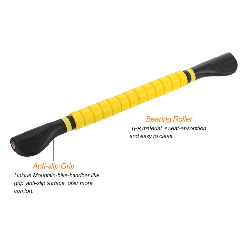 

Подшипник роликовый массаж Стик Muscle Trigger Point Therapy самомассажа Бар Йога Массажер Ручной инструмент Массаж