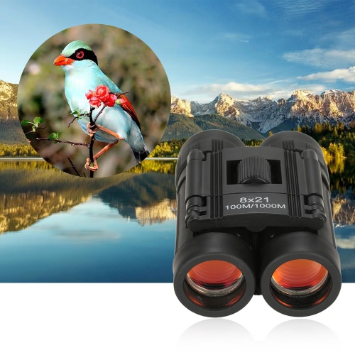 

8x21 Folding Pocket Binocular Compact Mini Roof Prism Travel Telescope Kids Binocular Gift