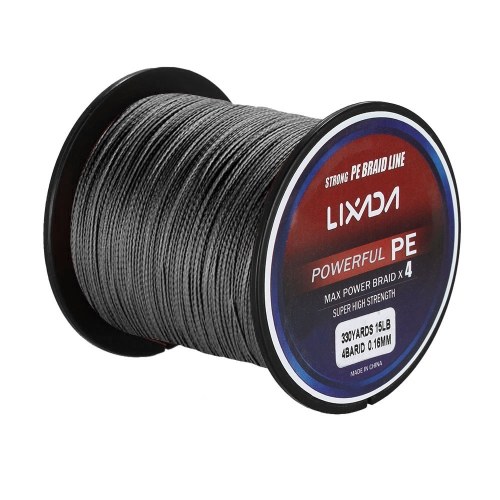 

Lixada 300M / 330Yds 4 Strands PE Плетеные рыболовные снасти Super Strong Multifilament Fishing Line Carp Fish Line Провода Канатный шнур 6-60lb