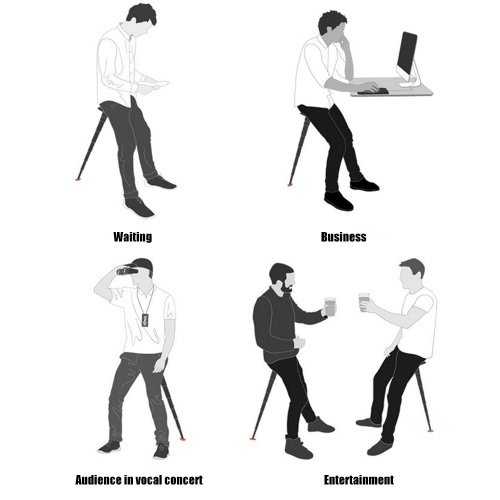 

Foldable Retractable Chair