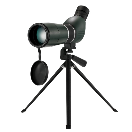 Spotting Scopes Telescópio monocular 15-45X60 Zoom Monocular Telescópio angular de 45 graus para observação de pássaros Tiro ao alvo com tripé portátil