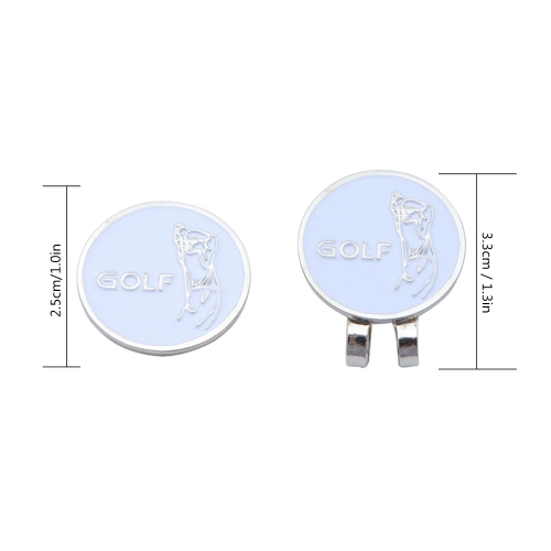 

1PCS Professional Golf Cap Clip Magnetic Hat Clips Metal Golf Ball Markers Golf Sports Accessory