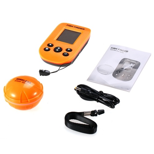 

Portable Fish Finder Fishfinder with Wireless Sonar Sensor Fish Depth Finder Alarm for Lake River Sea Fishing