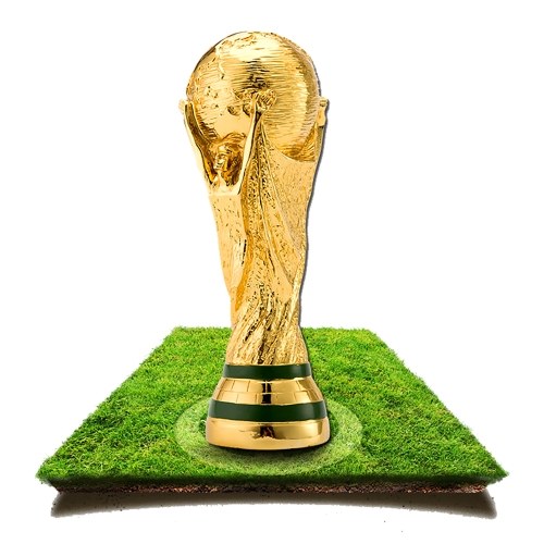 Regalo de artesanía resinoso de buena calidad Copa del mundo Elegante trofeo de fútbol de la FIFA Fútbol Mejor ventilador de recuerdo Hermoso Bien diseñado