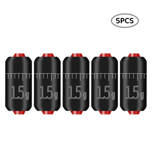 

5Pcs Safety Lead Sinker with Graduations Environmental Coating Lure Weight Sinker Sheet Rolls