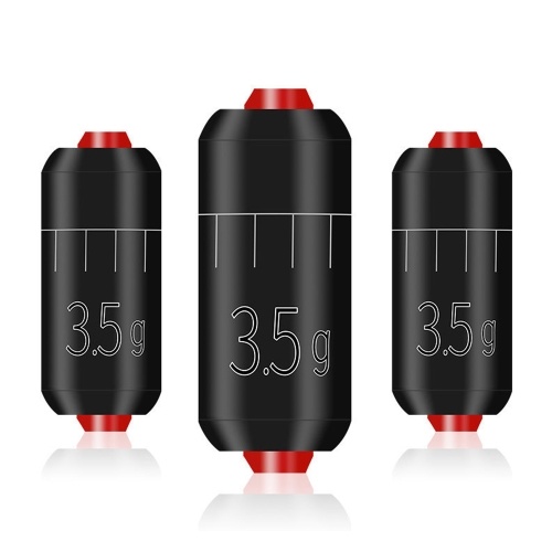 

5Pcs Safety Lead Sinker with Graduations Environmental Coating Lure Weight Sinker Sheet Rolls