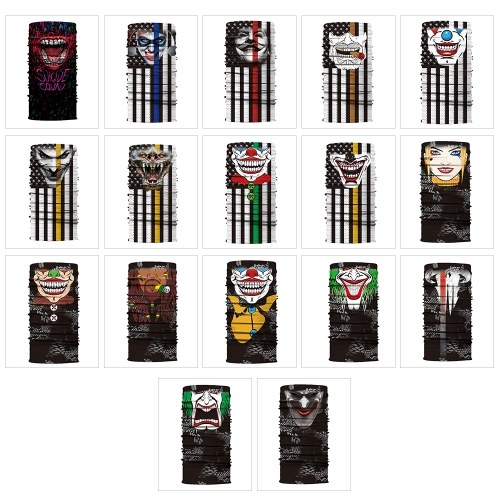 

Cool Robot Skeleton Halloween Mask Scarf Joker Headband Balaclavas