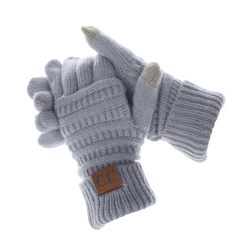 

Winter Warm Soft Knitted Fullfinger CC Gloves