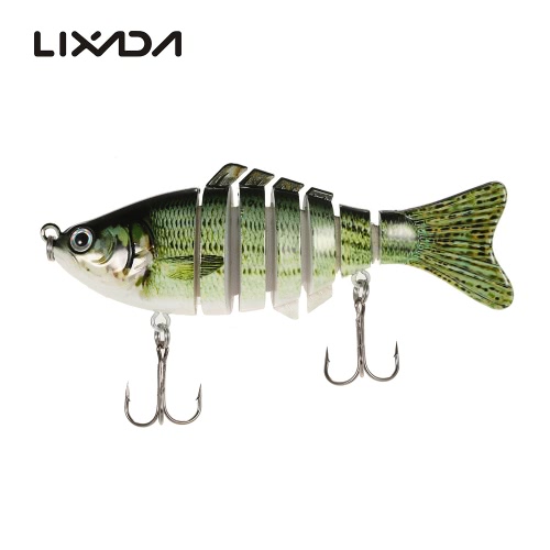 10cm Multi-joint Segment Swimbait Lures Fishing Bait Fish Lure Crankbait Hooks