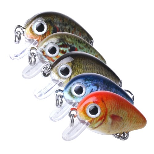 5pcs mini esche da pesca