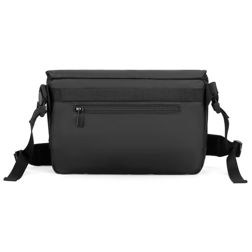 MARK RYDEN New Style Fashion Man Single Shoulder Pack Leisure Student Tooling Package Black Zipper Single Shoulder Pack