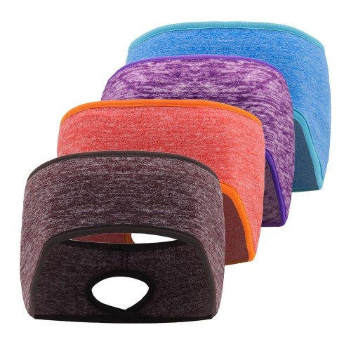 

4PCS Men Women Sport Headband Warm Windproof Polar Fleece Stretchy Running Cycling Yoga Hair Band Ribbon