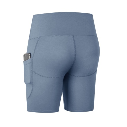 

Women Yoga Shorts with Pockets High Waist Sports Tights Stretch Running Fitness Workout Pants Gym Sportswear