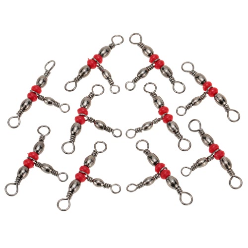 

10Pcs 5# 3-way Swivel Connecting Ring Fishing Tackle Accessory