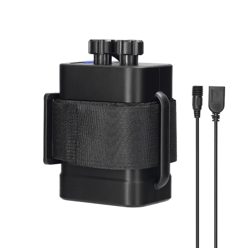 

8.4V Battery Mobile Power 4 x 18650 Waterproof Battery Pack Case with DC and USB Interface Strap for Bike Light Headlamp Mobile Phone