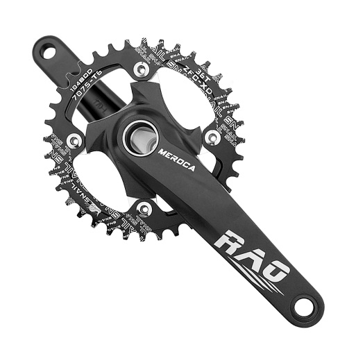 

Mountain Bike Right Left Crank Arms Single Crank Ring Bottom Bracket Set 170MM 104BCD Aluminum Alloy Bike Crankset for 8/9/10/11/12 Speed