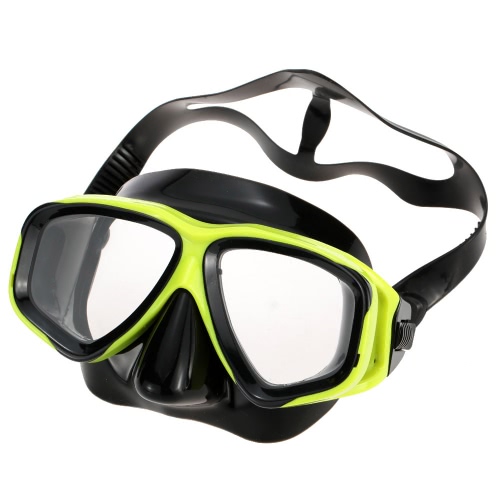 Lixada adulto buceo snorkel natación templó el vidrio, gafas de máscara de buceo