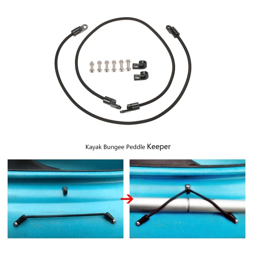 

2 шт 12 "тарзанки Paddle Держатель Paddle хранитель Rod Rod хранитель Банджи шнура для Kayak Canoe лодка