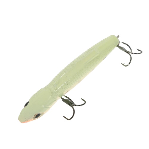 

Lixada 10g/7.5cm Noctilucous Hard Plastic Fishing Lures VIB Hooks Saltwater Freshwater Deep Diver Sinking Baits