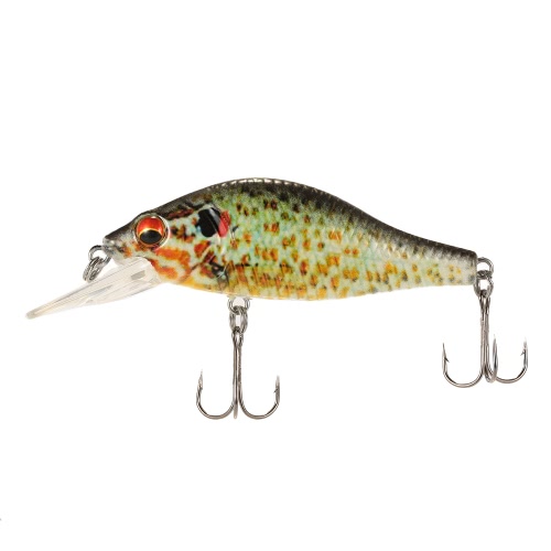 Lixada 8.5cm / 10g realista señuelo de Crankbait cebo duro gancho de pescados de Equipos de pesca