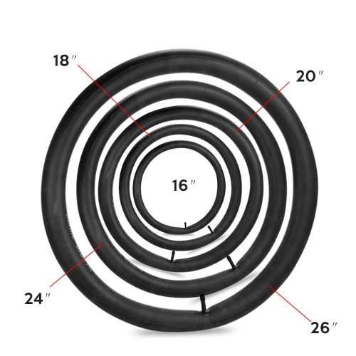 

Cycling Bicycle Bike Inner Tubes Bike Cycling Tire Tube Valve Tube 16in/18in/20in/24in/26in