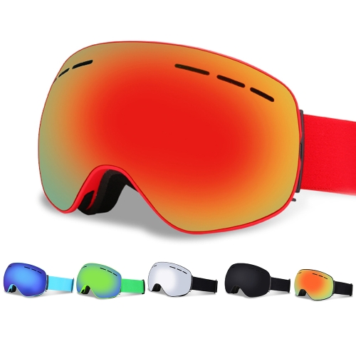 

Зимние лыжи Goggle UVA400 Защита Двойные линзы Сноуборд OTG Сферические противотуманки Снегоходы Катание на лыжах Спорт Goggle Съемный магнитный объектив Goggle