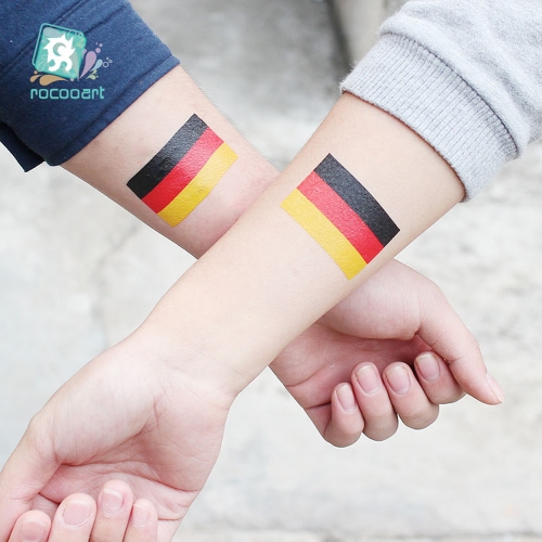 

Football Fan National Flag Sticker for 2018 FIFA World Cup