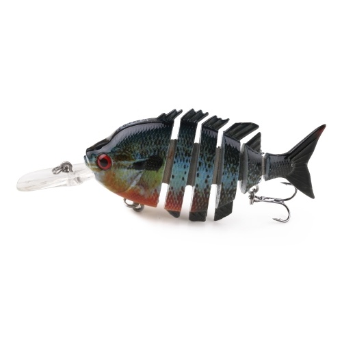 HENG JIA Artificial Bait for Fishing Tackle Wobbler Jointed Eel Fish Lure Hard Slow Sink Swimbait Multi Jointed High Strength