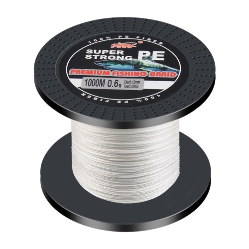

1000m 4 Strands Knitted Abrasion Resistant Fishing Line Strong PE Lines