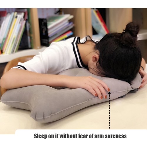 

Air Filled Pillow Travel Plane Sleeping Portable Neck Protector Pillows