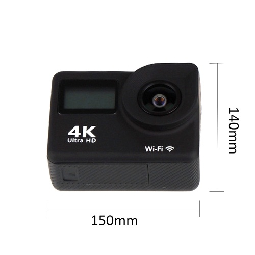 Sports Action Outdoor Camera Waterproof Dual Screen Sport Camera Wide Angle WiFi 4K HD 720P DVR Cam USB with Remote Control Touch-Screen