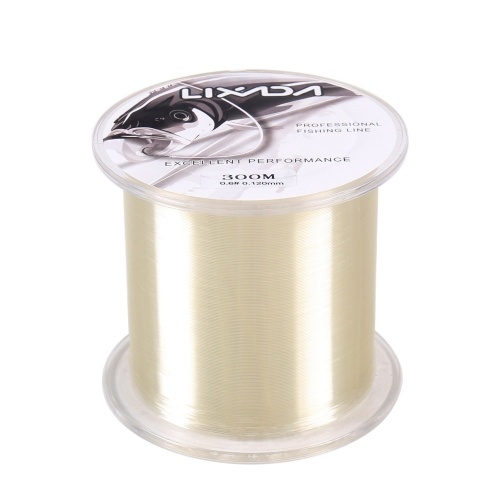 Linha de pesca de nylon Lixada 300M Fio de pesca de monofilamento transparente de fluorocarbono de nylon para linha de pesca