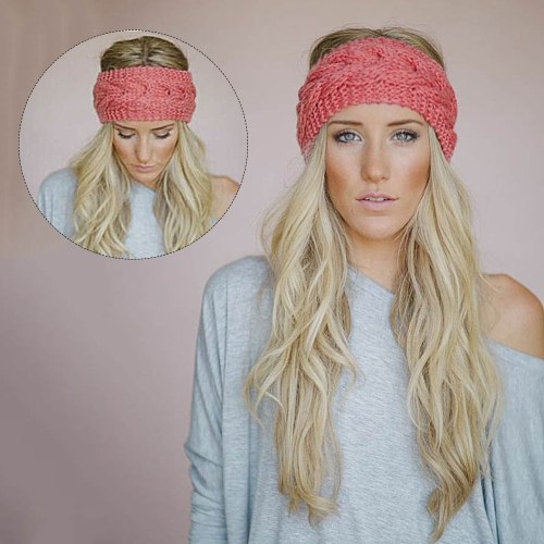 

Winter Fashion Women Knitted Turban Headbands