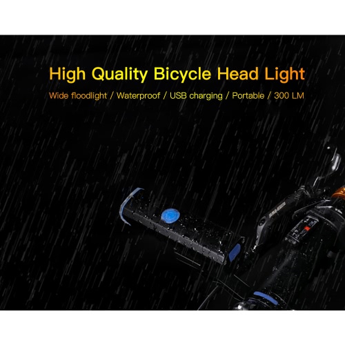 

LEADBIKE LED Bike Light USB Rechargeable Aluminium Alloy Headlight 5W Electric Torch Waterproof Lighting Fitting