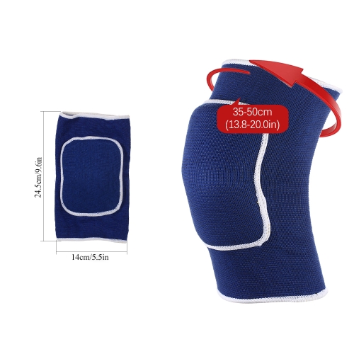 

2PCS Knee Brace Knee Sleeve Volleyball Knee Pad Support Guard Protector Leg Support Sports Snowboard Knee Compression Sleeve Pad
