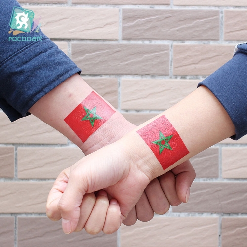 Football Fan National Flag Sticker for 2018 FIFA World Cup
