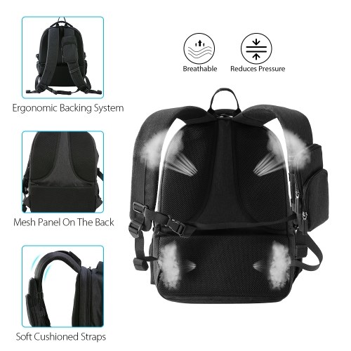 

TOMSHOO Business Anti Theft Travel Backpack