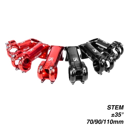 

31.8mm Bicycle Stem 70mm/90mm/110mm 35 Degree Lightweight Polished Stem