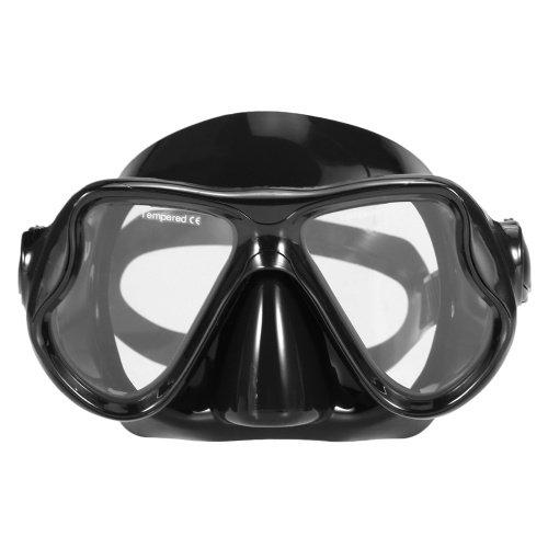 Lixada Adulti Freediving Mask Anti-fog Diving Snorkeling Scuba Swimming Mask Maschera in vetro temperato Occhiali per uomo Donna