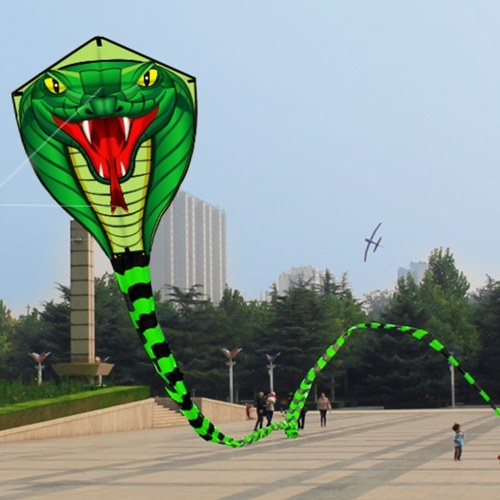 

8M Giant Snake Kite Single Line Flying Kite Outdoor Sports Fun Toy with 30M Line