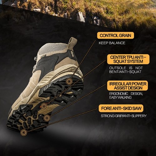 

Clorts HKM-822 Hiking Boots Climbing Hiking Shoes