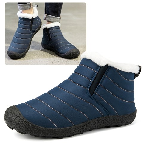 

Warm Snow Boots Women Men Winter Slip On Snow Boots