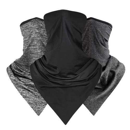 

Summer Ice Silk Triangle Scarf Face Mask